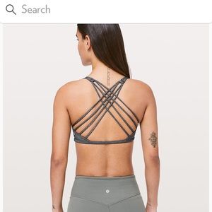 Lululemon free To Be Wild Sports Bra. Blue size 6